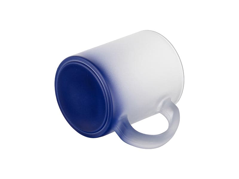 Pearl Coating™ 11oz Sublimation Frosted Gradient Glass Mug - Case of 36 - Joto Imaging Supplies US